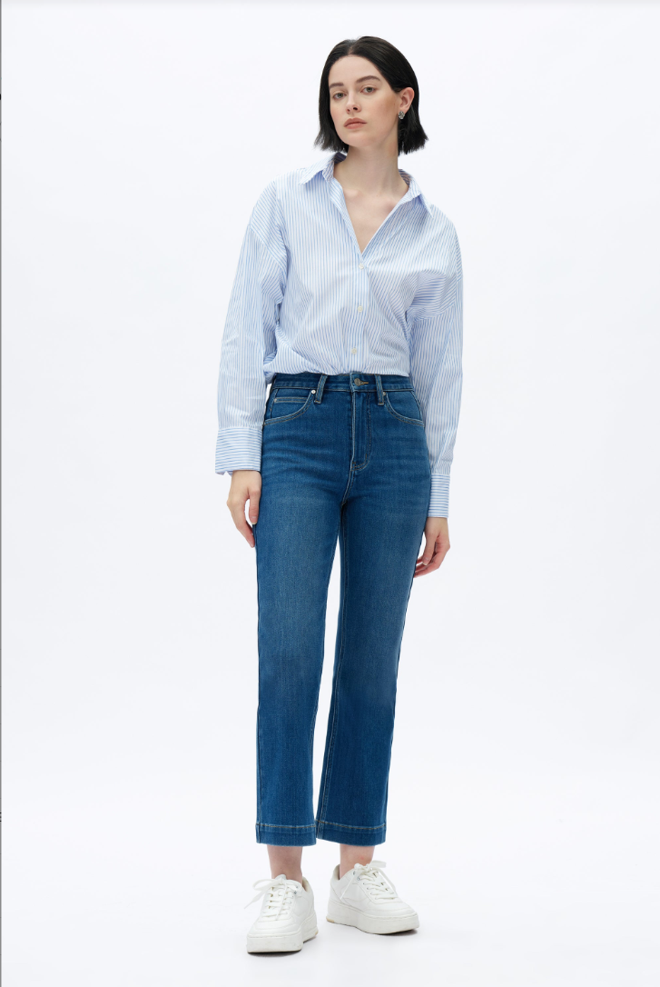 Bayeas High Rise Straight Jeans