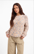 Sage the Label Maisey Multi Color Crew Neck Sweater