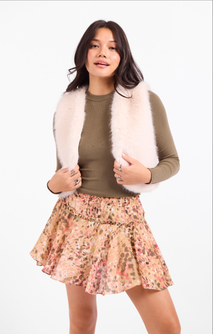 Sadie & Sage Senna Faux Fur Vest