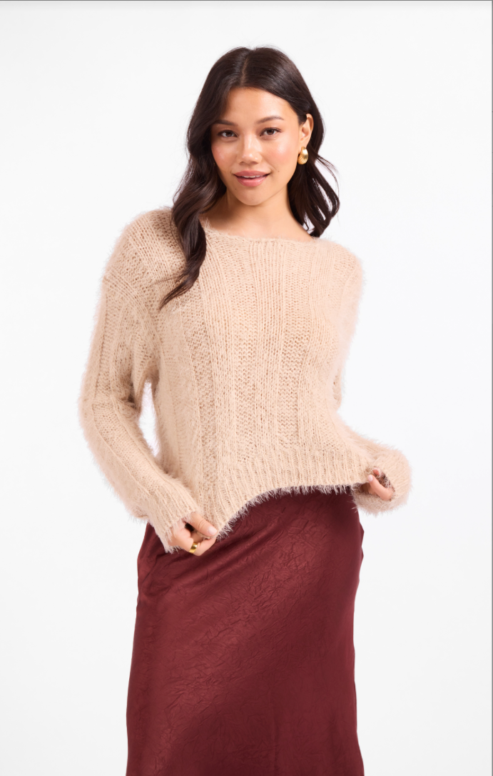 Sadie & Sage Kendra Fuzzy Sweater