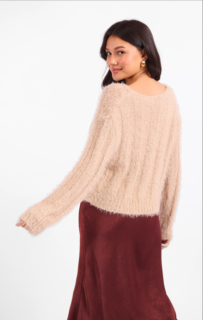Sadie & Sage Kendra Fuzzy Sweater