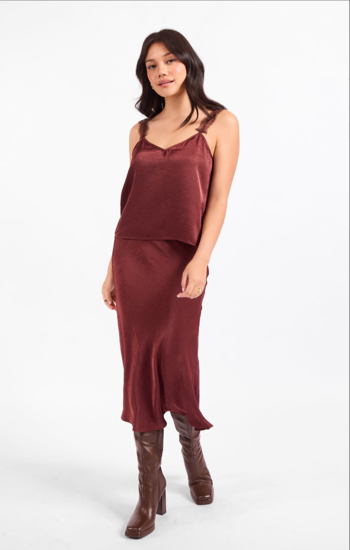 Sadie & Sage Ceremony Midi Skirt