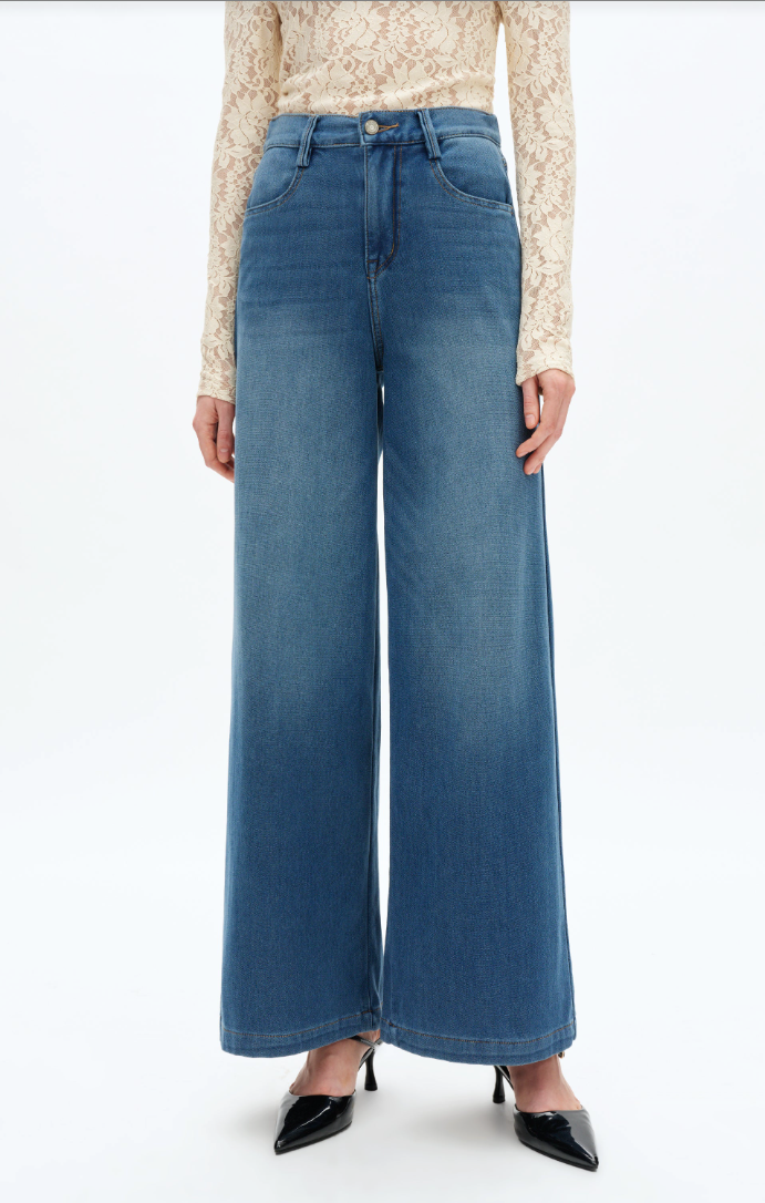 Bayeas High Rise Wide Leg Jeans