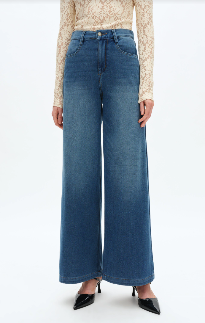 Bayeas High Rise Wide Leg Jeans