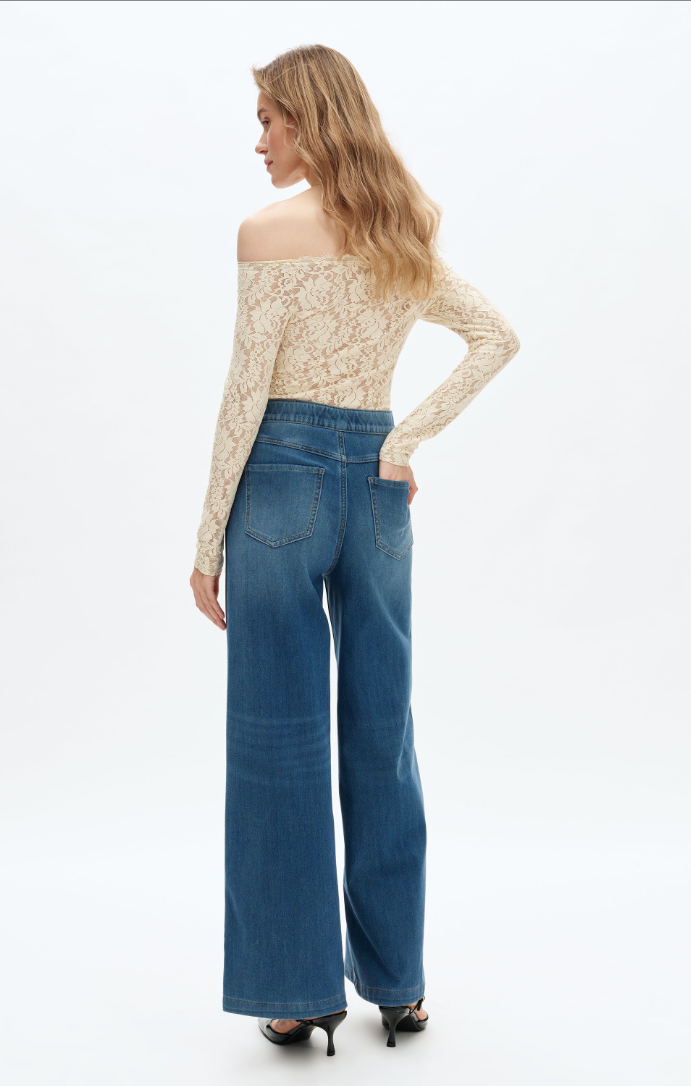 Bayeas High Rise Wide Leg Jeans