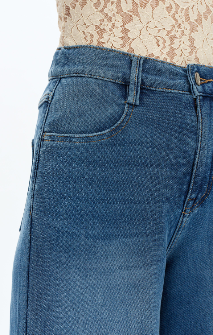 Bayeas High Rise Wide Leg Jeans