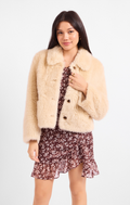 Sadie & Sage Calla Faux Fur Coat