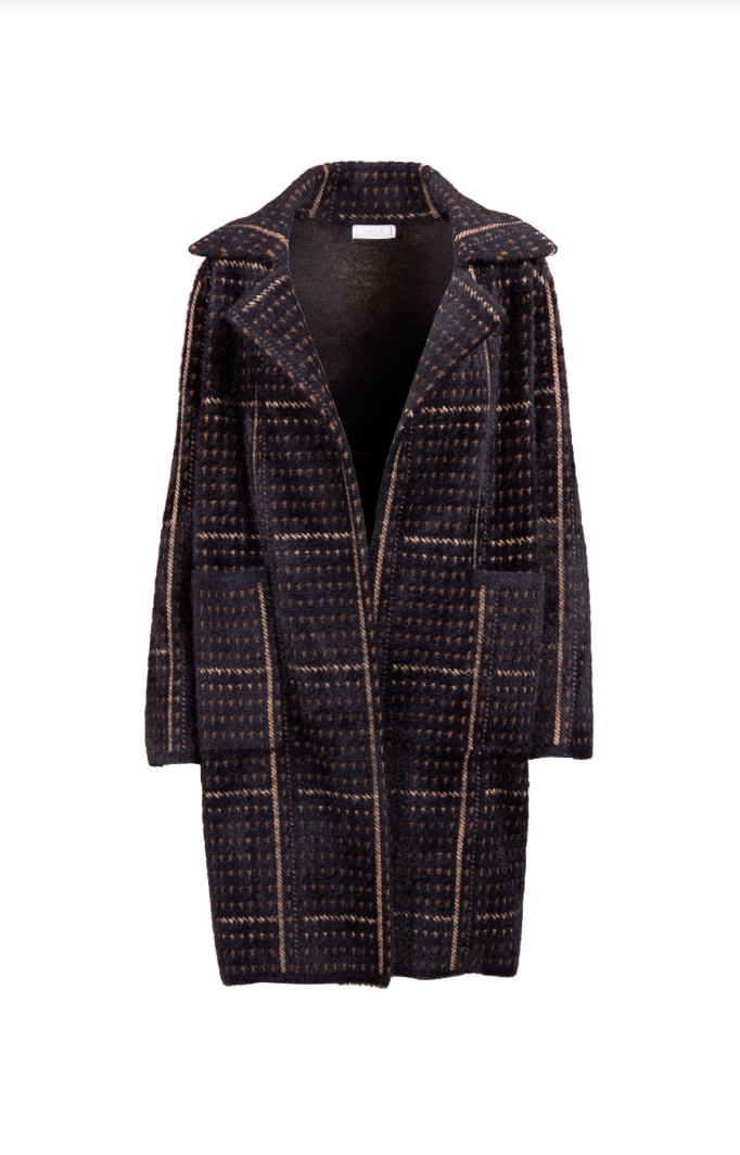 Sage the Label Marceau Houndstooth Coat