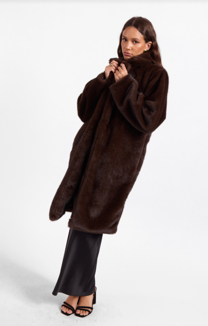 Sage the Label Shyloh Fur Coat