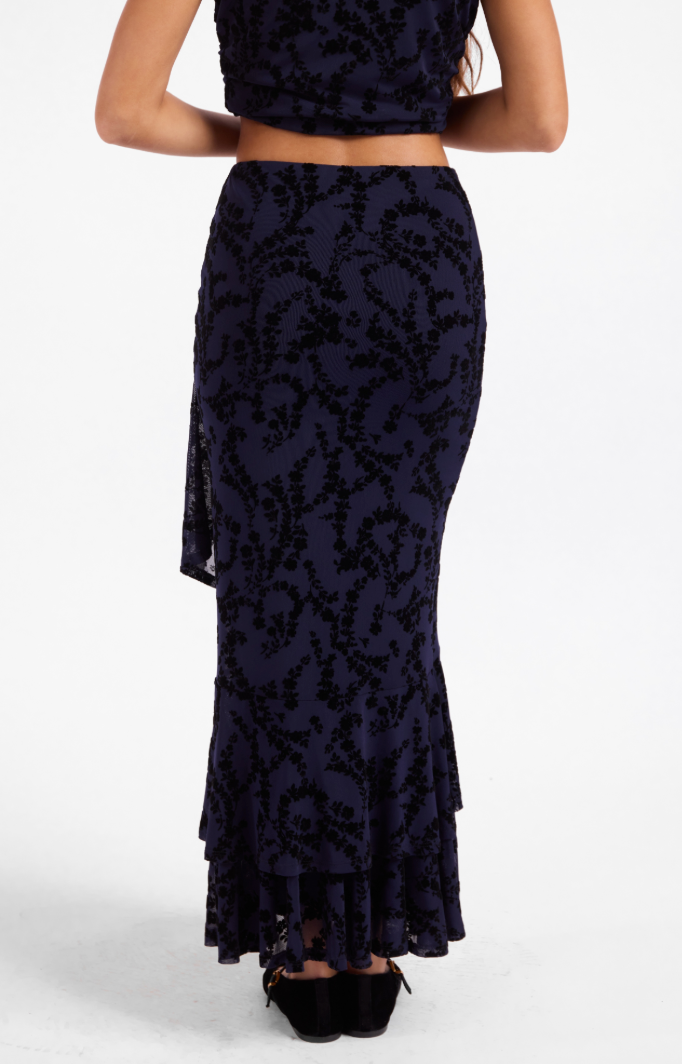 Sage the Label Begonia Mesh Skirt