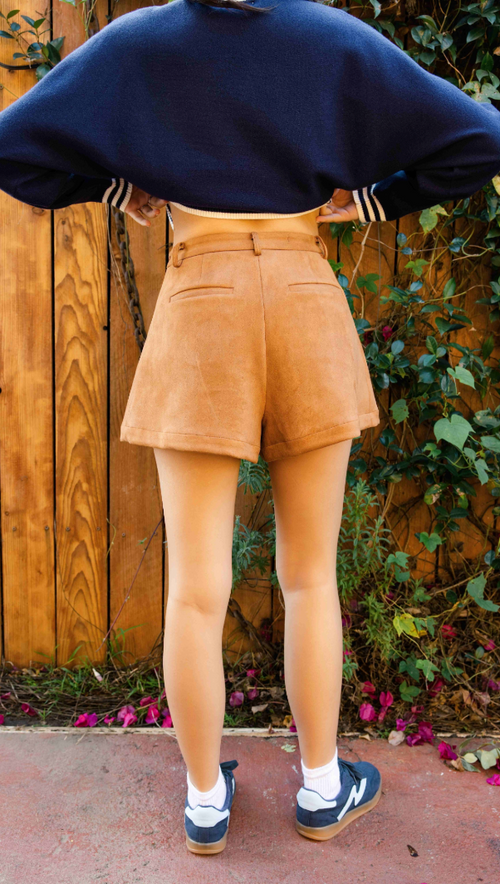 Sadie & Sage Tuscany Faux Suede Shorts