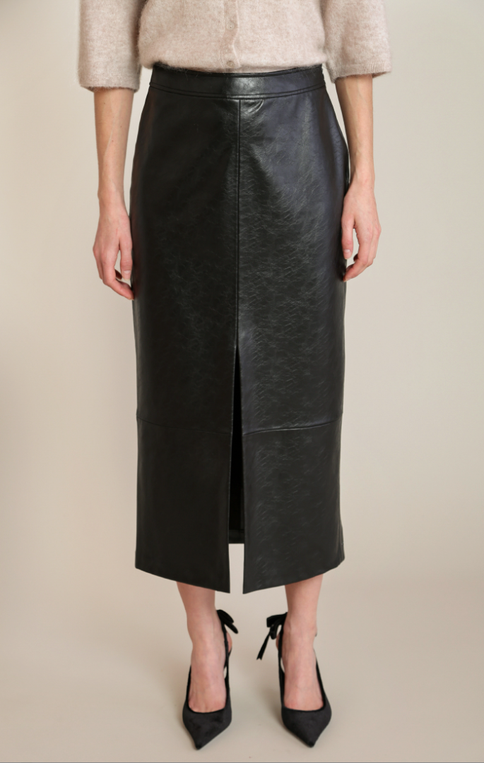 Free Spirit Faux Leather Skirt