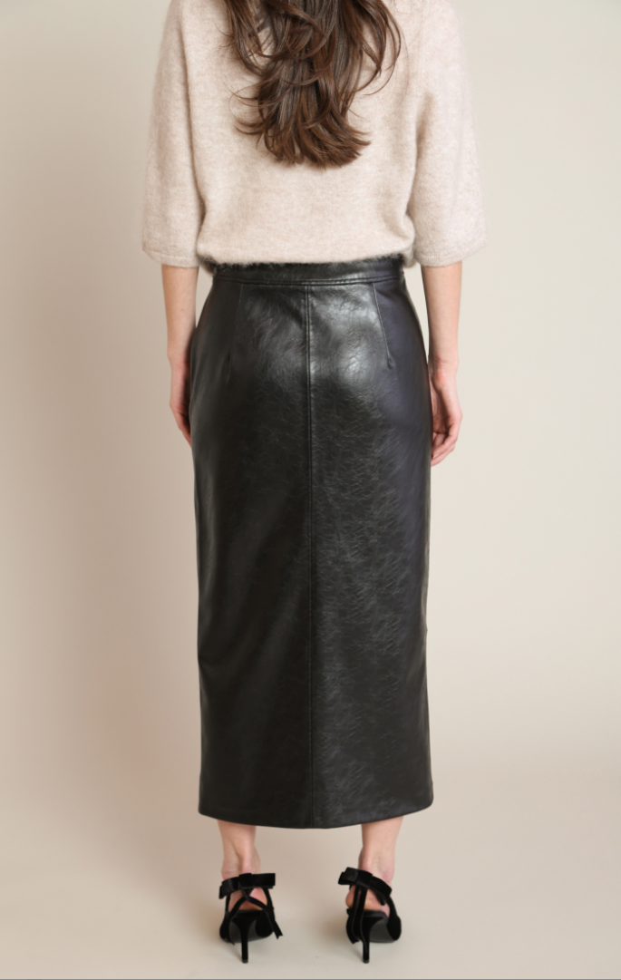 Free Spirit Faux Leather Skirt