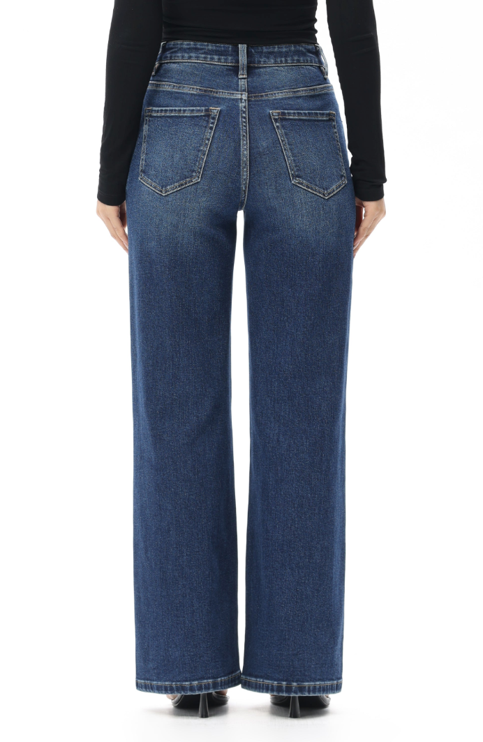 Bayeas High Rise Straight Leg Jean
