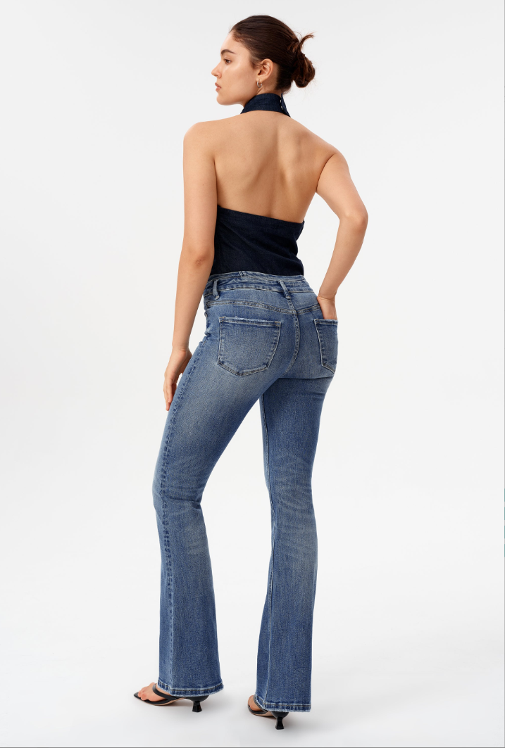 Bayeas Barcelona High Rise Flare Jeans