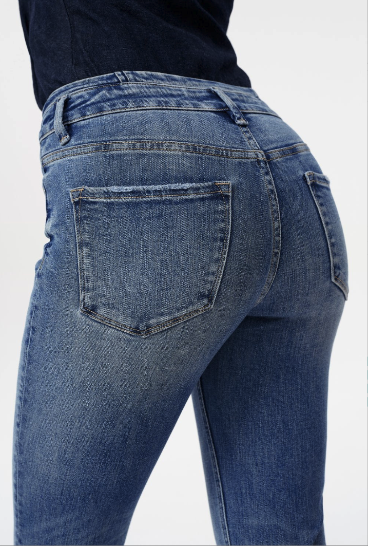 Bayeas Barcelona High Rise Flare Jeans