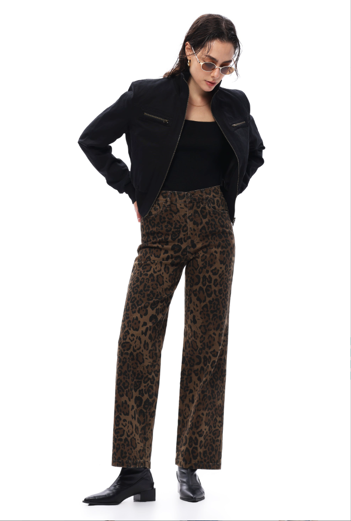 Bayeas High Rise Relaxed Straight Pants
