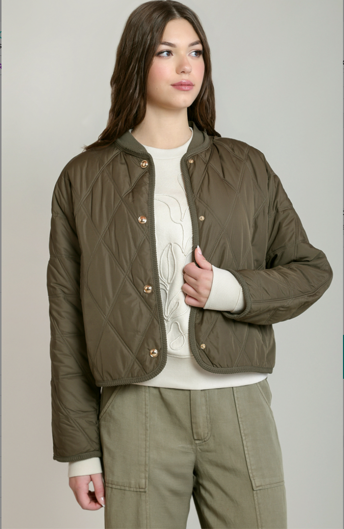 Plot Twist Quilted Jacket
