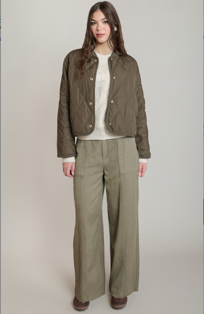 Plot Twist Quilted Jacket