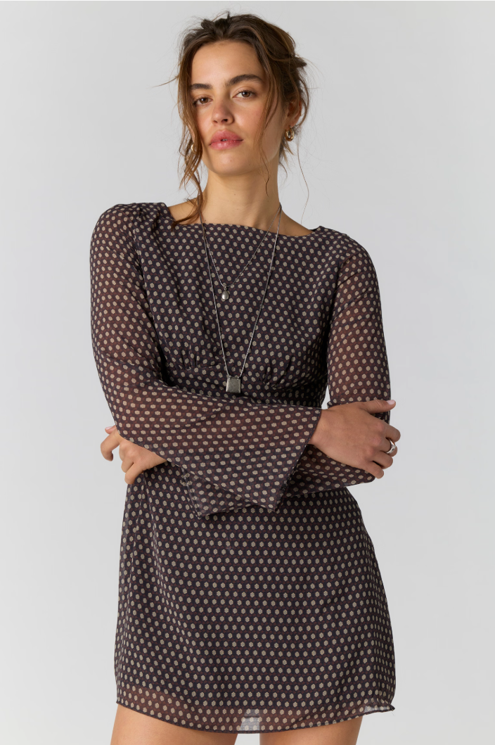 Free People Jolie Printed Mini Dress