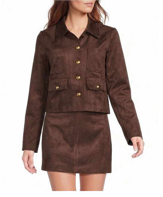 Lucy Paris Brynn Faux Suede Jacket