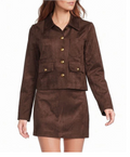 Lucy Paris Brynn Faux Suede Jacket