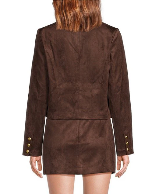 Lucy Paris Brynn Faux Suede Jacket