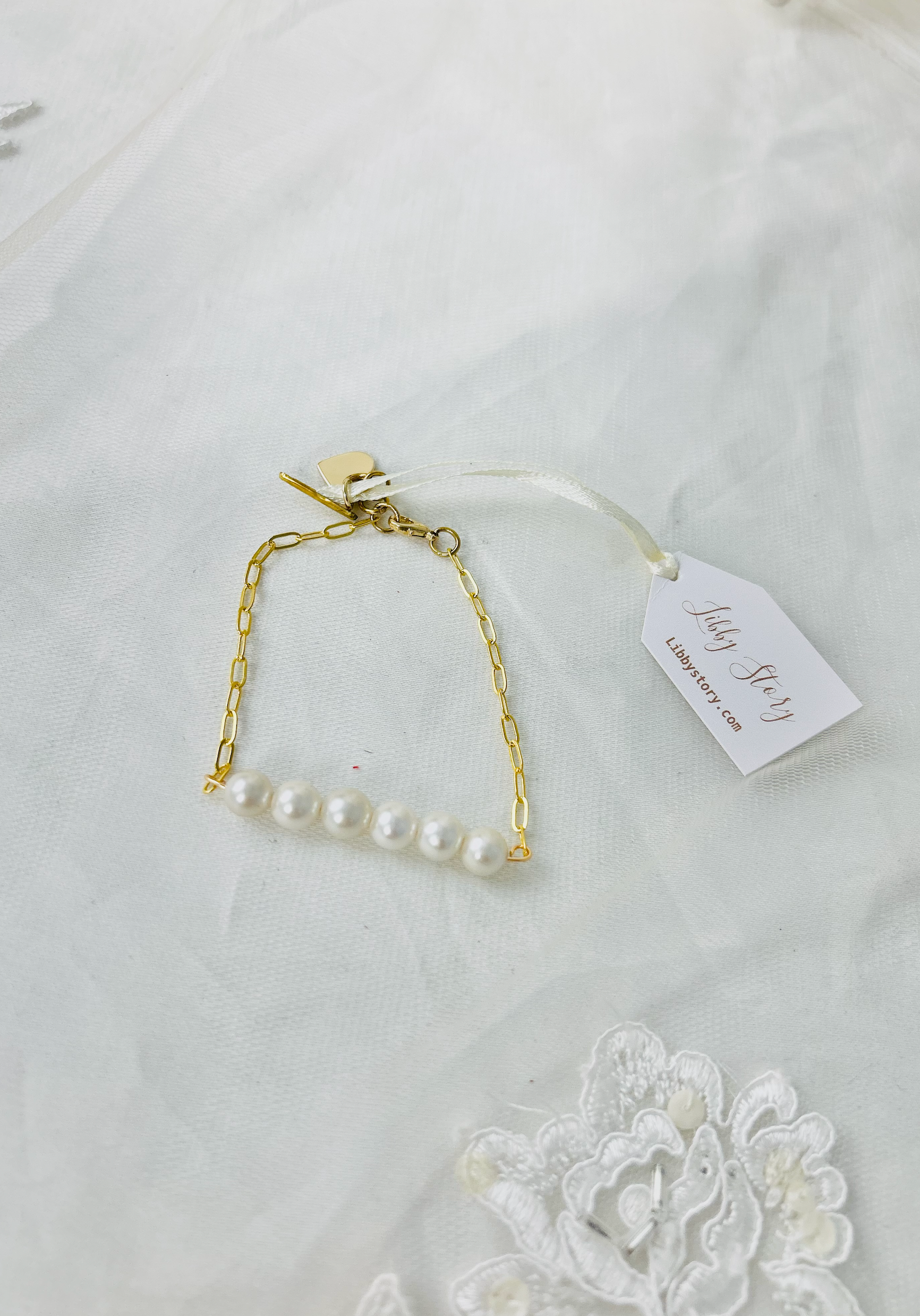 Pearl Bar Bracelet
