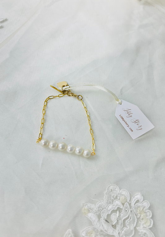 Pearl Bar Bracelet
