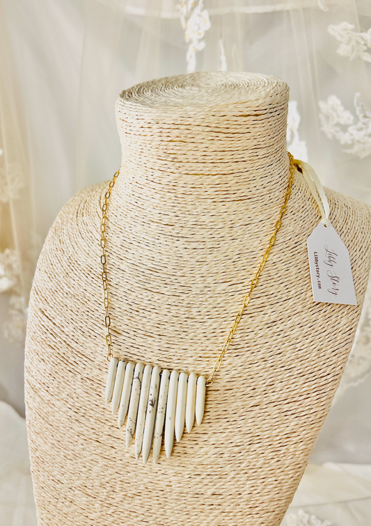 Bone Dagger Necklace