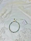Handbeaded Anklet w/ Semi Precious Stones