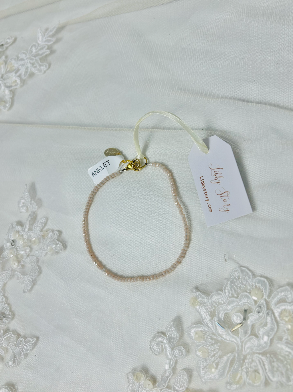Hand Beaded Anklet