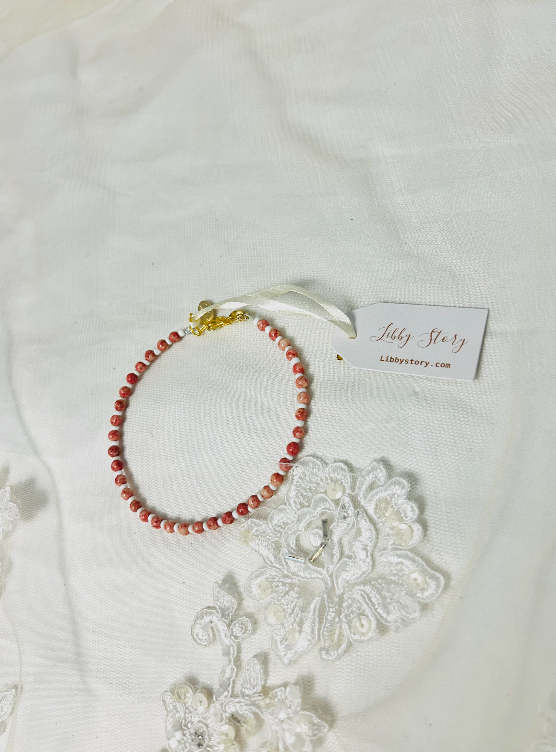 Wooden Beaded Anklet