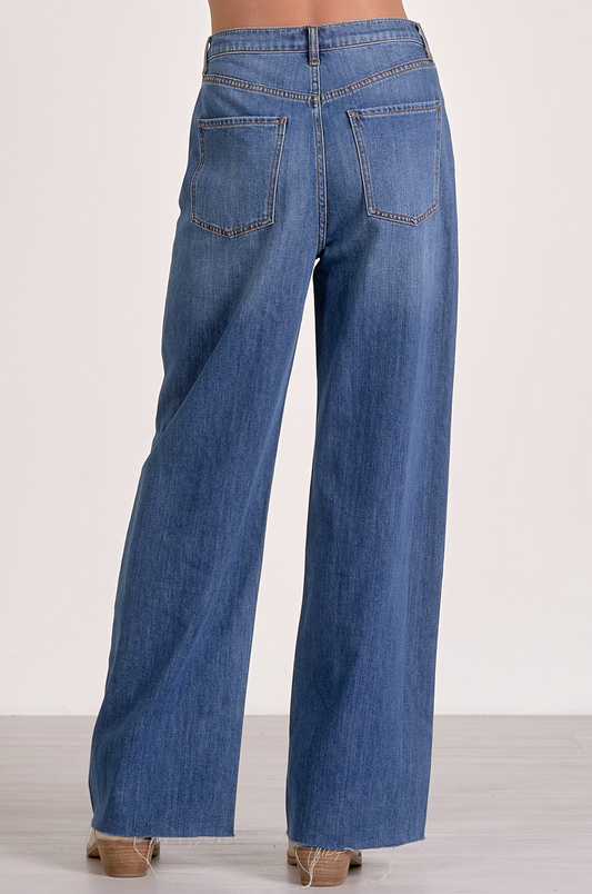 Elan High Waist Wide Leg Jean