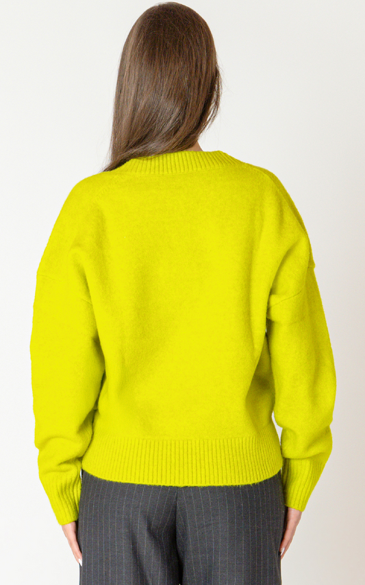 Dex SOFT RIB TRIM SWEATER