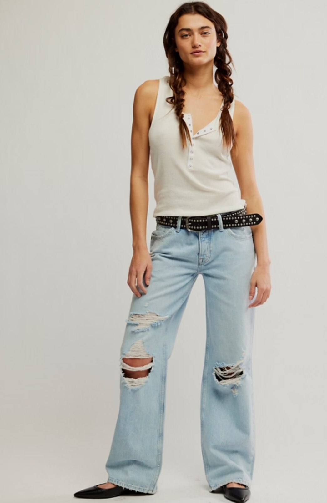 Free People Tennessee Low Rise BF Jean
