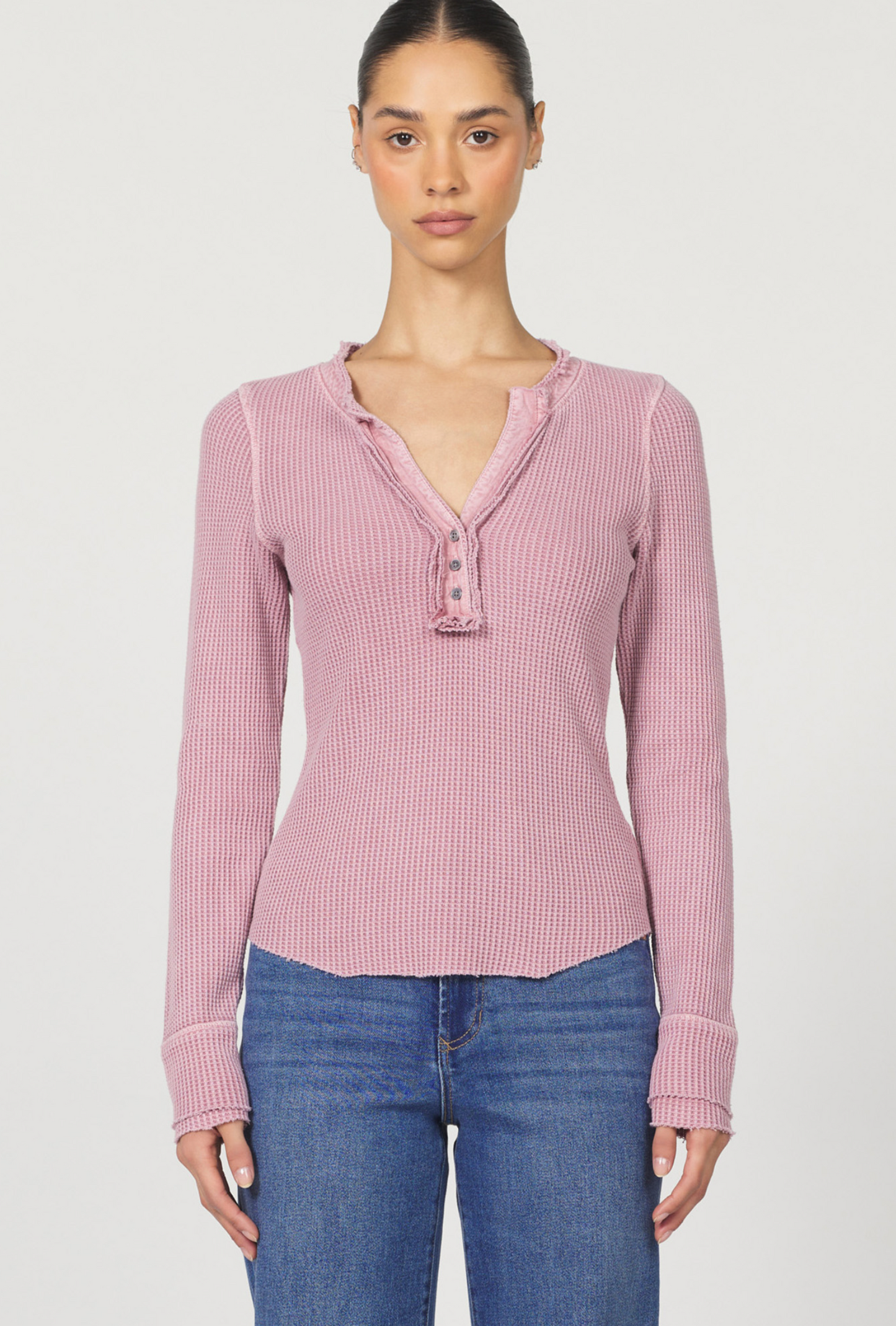 Dear John Luna Placket Top