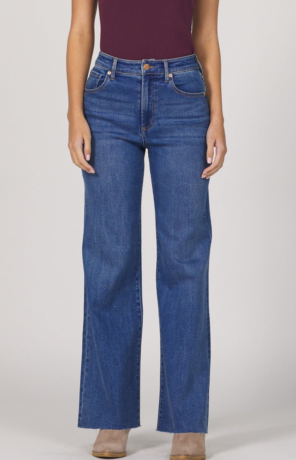 Dear John Fiona High Rise Cuttoff Hem Jeans