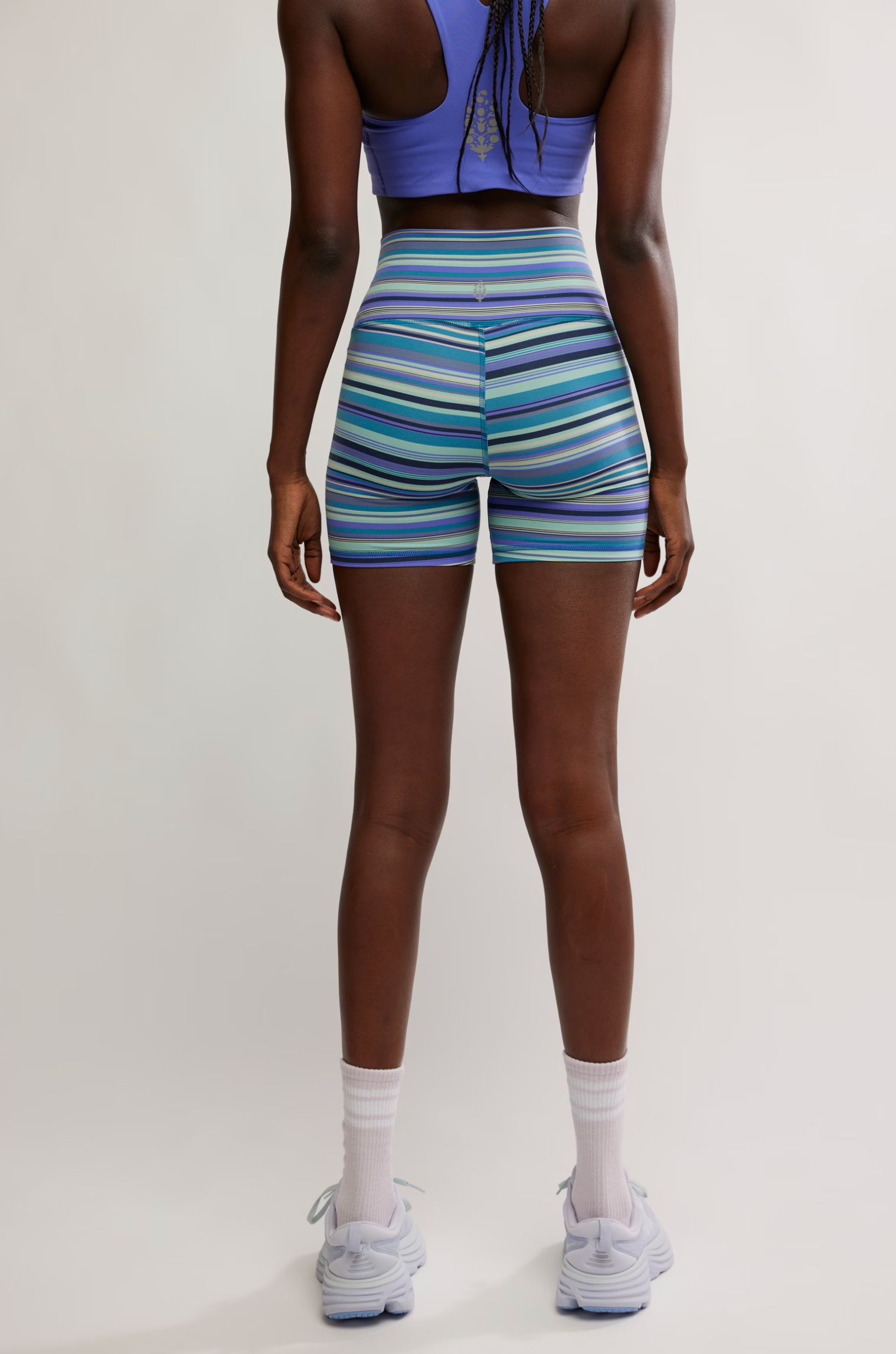 Free People Never Better Printed Bike Shorts