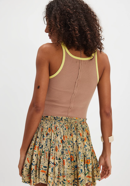 Free People Third Charm Printed Mini Skirt