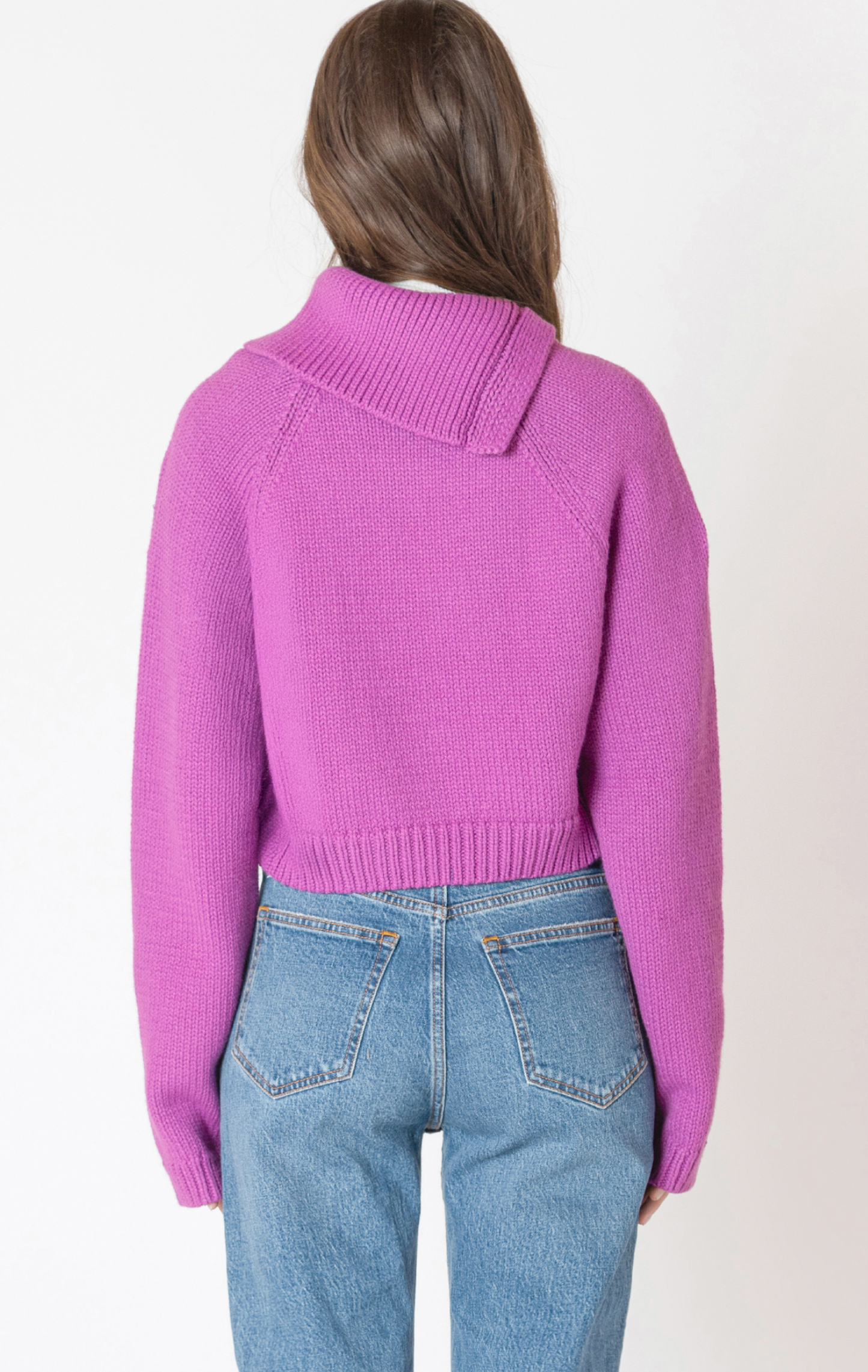 Dex ASYMMETRIC NECKLINE SWEATER