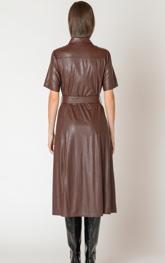 Dex BELTED SHIRT DRESS