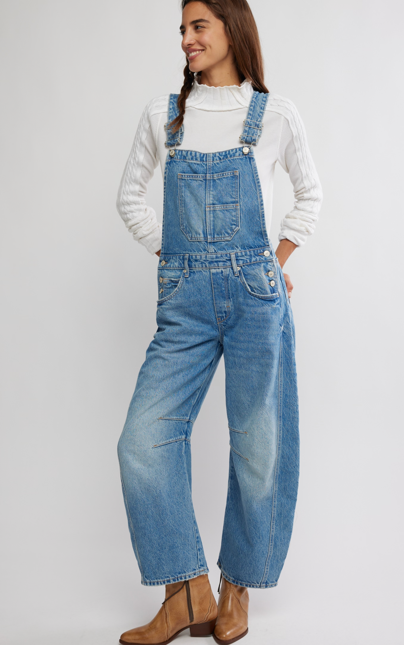 Free People Good Luck Overall