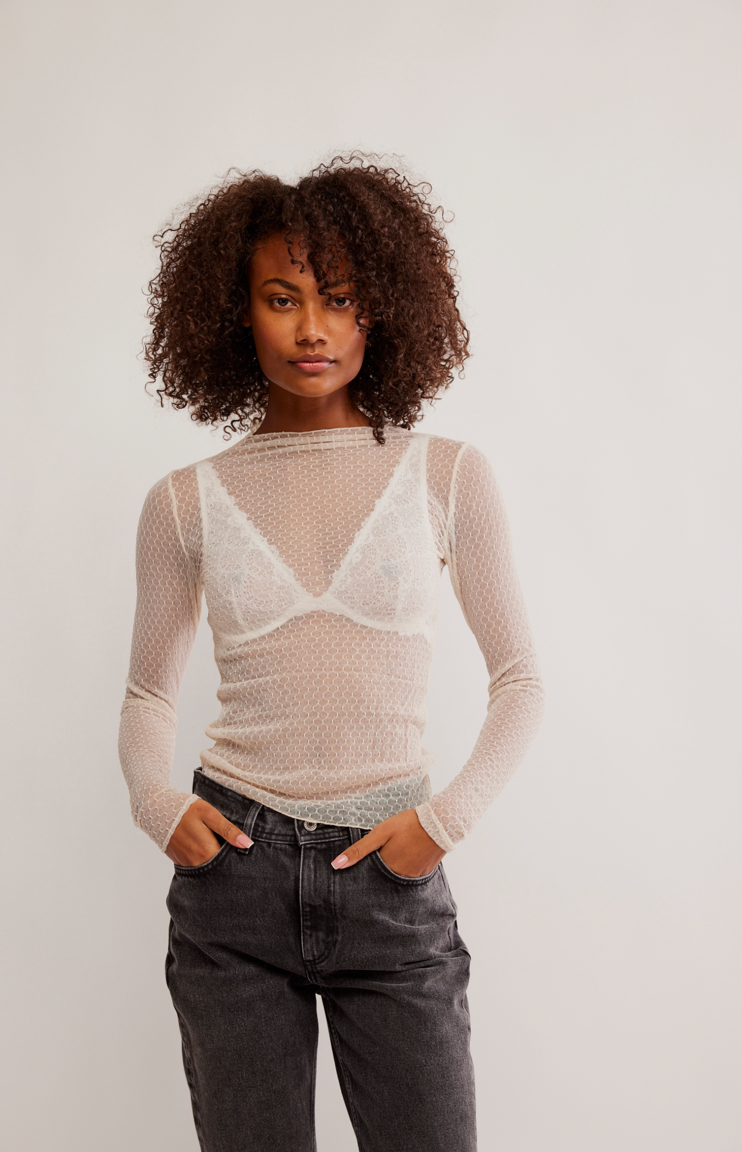 Free People Minding My Business Top