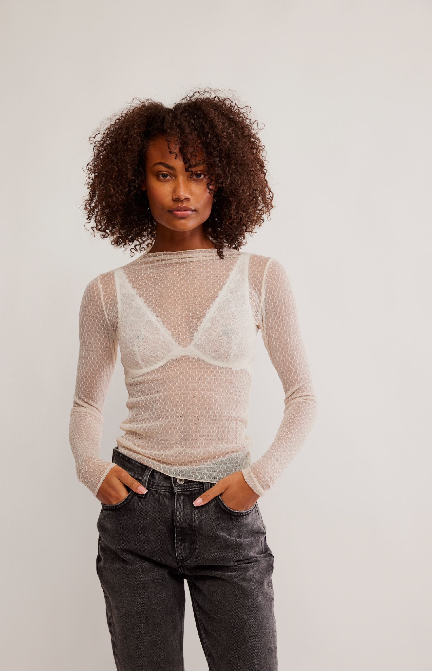 Free People Minding My Business Top