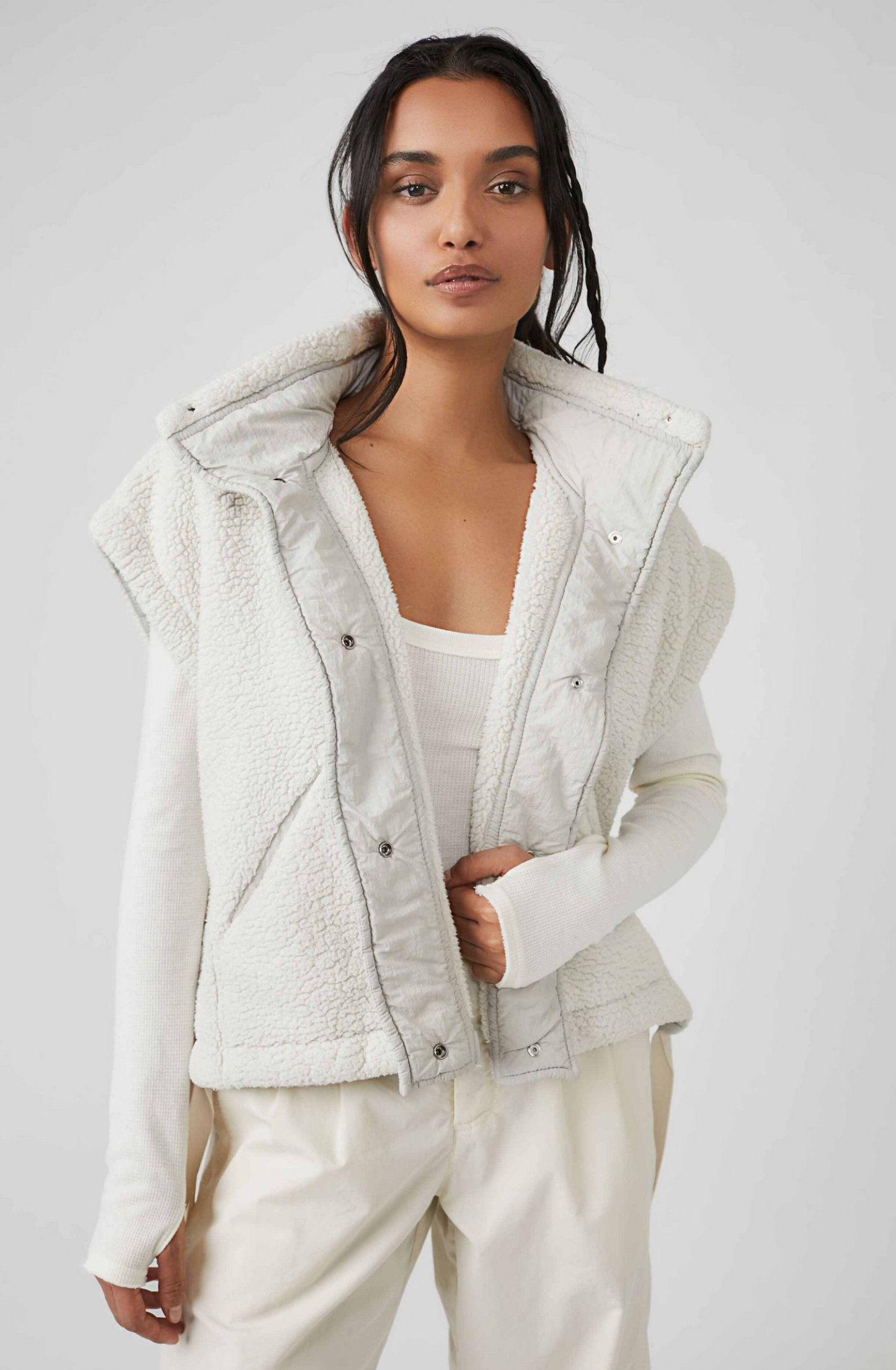 Free People Scout It Out Fleece Vest