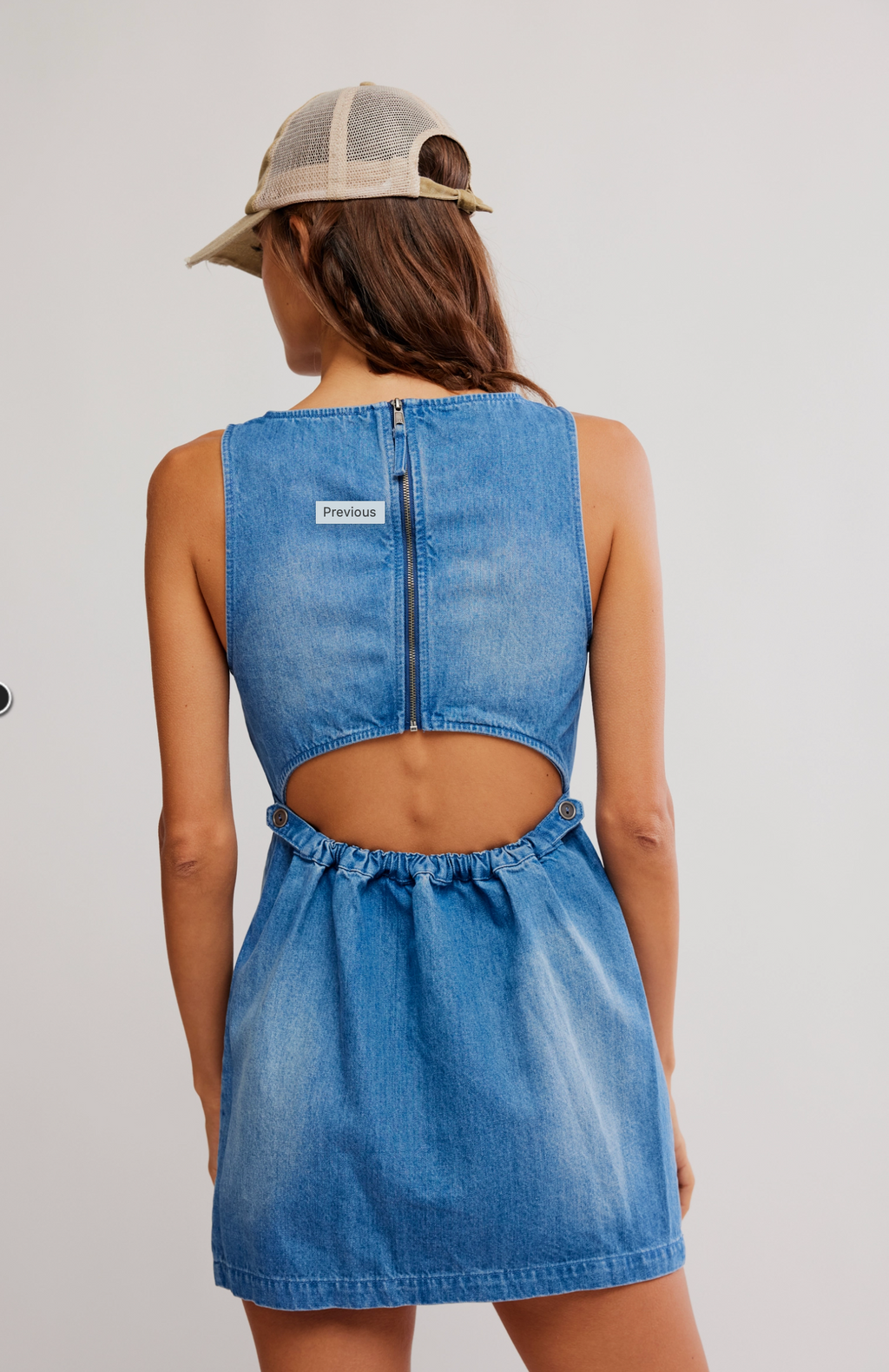 Free People Atlas Denim Mini Dress