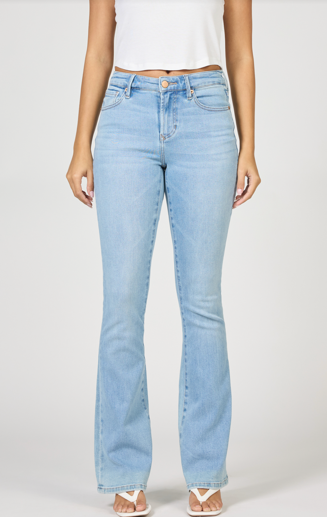 Dear John Rosa Flare Jean