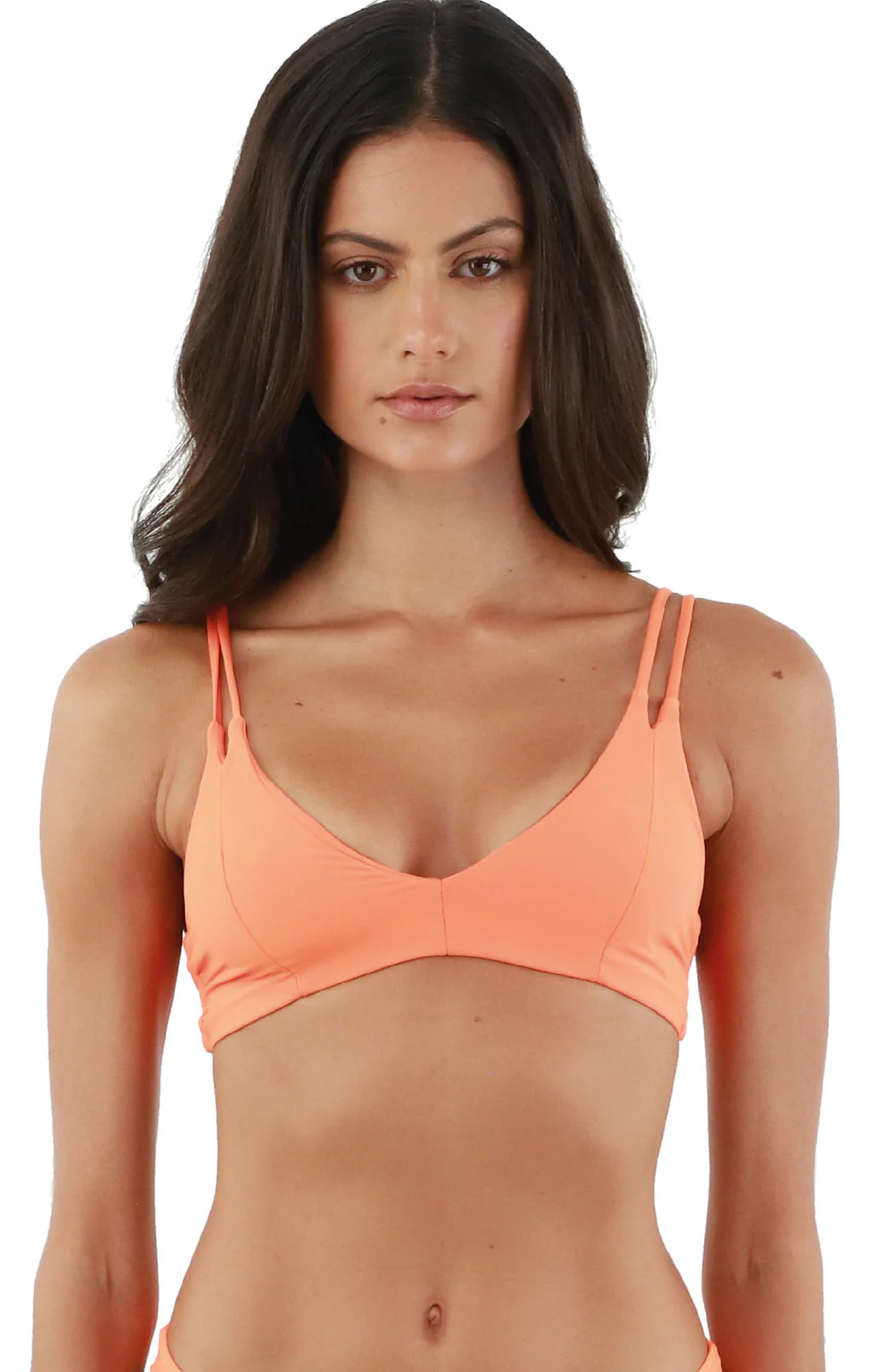 Malai Sunset Orange Dainty Bikini Top