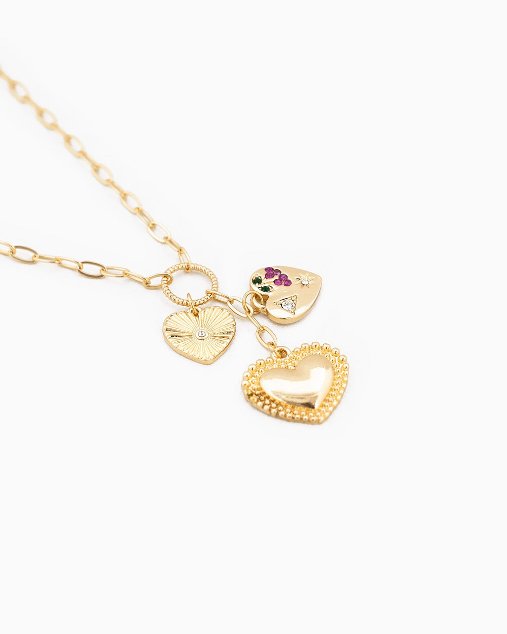 Triple Heart Charm